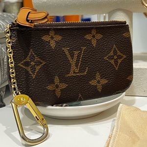Louis Vuitton Monogram Key Pouch Wallet